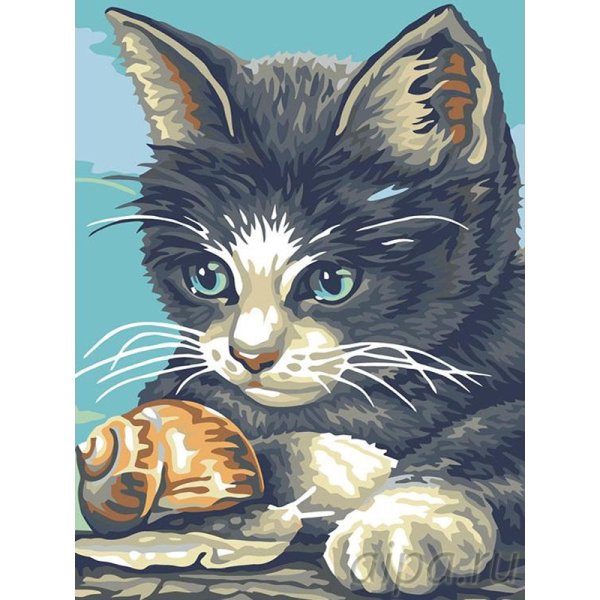 Картина по номерам котята