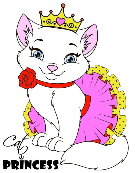 Котенок принцесса