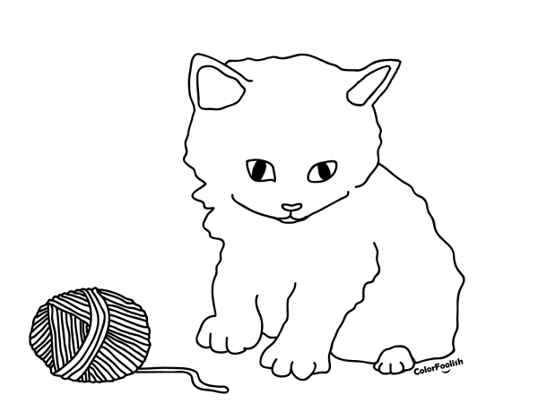 Раскраски плюшевый кот (48 фото)