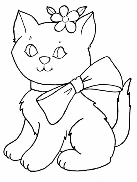 Раскраска кот
