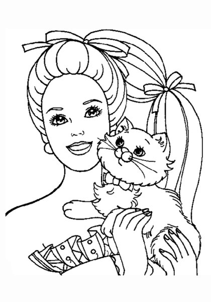 Catwoman раскраска Kids