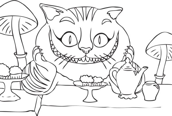 Котенок. Раскраска