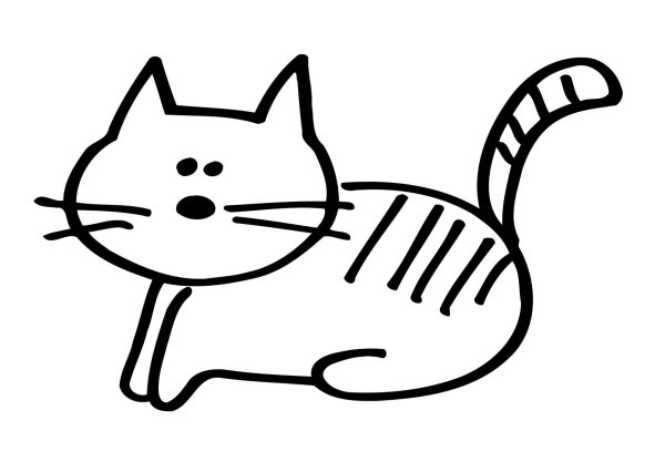 Раскраска. Котики
