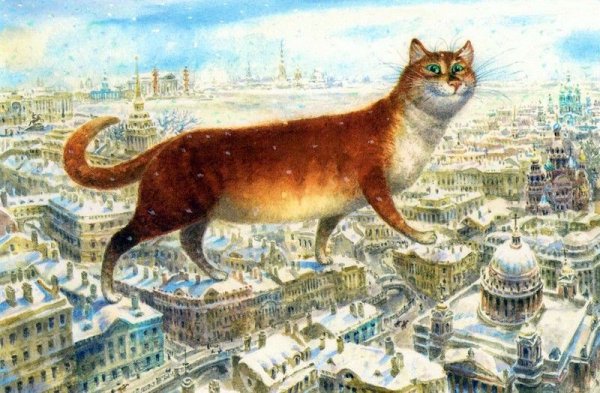 Петербургские коты Владимира Румянцева