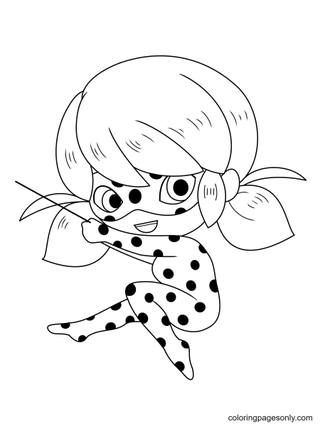 Miraculous Ladybug раскраска