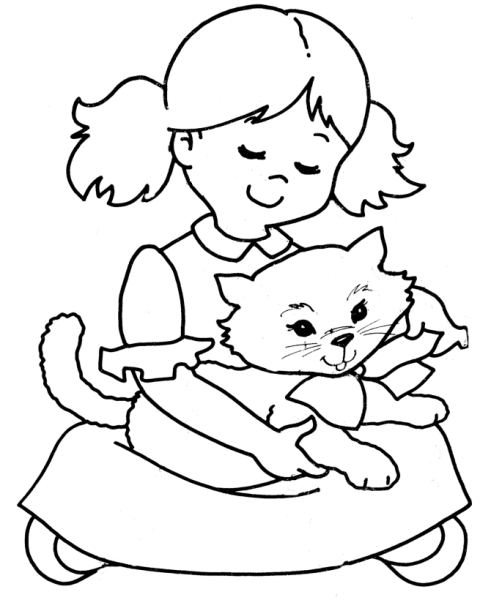 Раскраски для мальчиков кошки