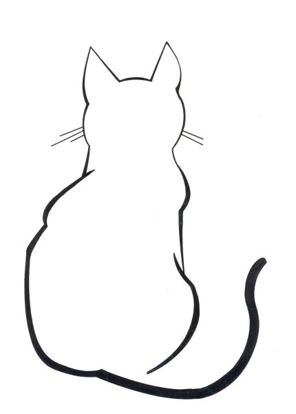 Раскраска. Котики