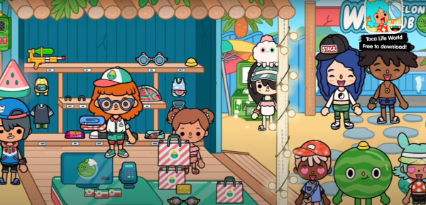 Toca World обновление аквапарк