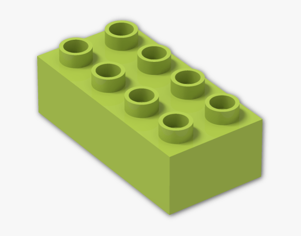 LEGO Green Duplo Brick