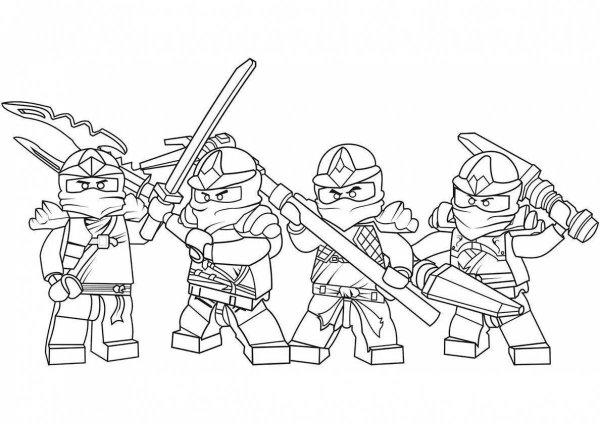 Раскраски LEGO Ninjago