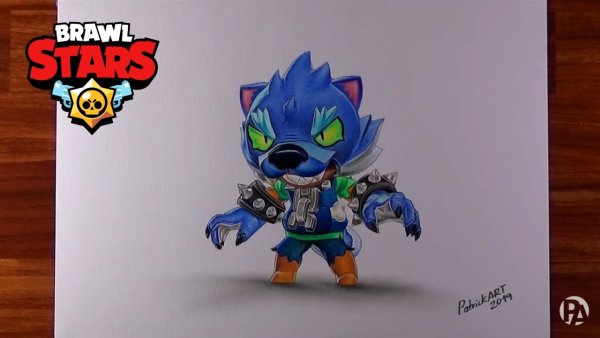 Brawl Stars Леон волк