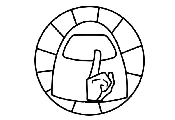 Раскраска амонг АС
