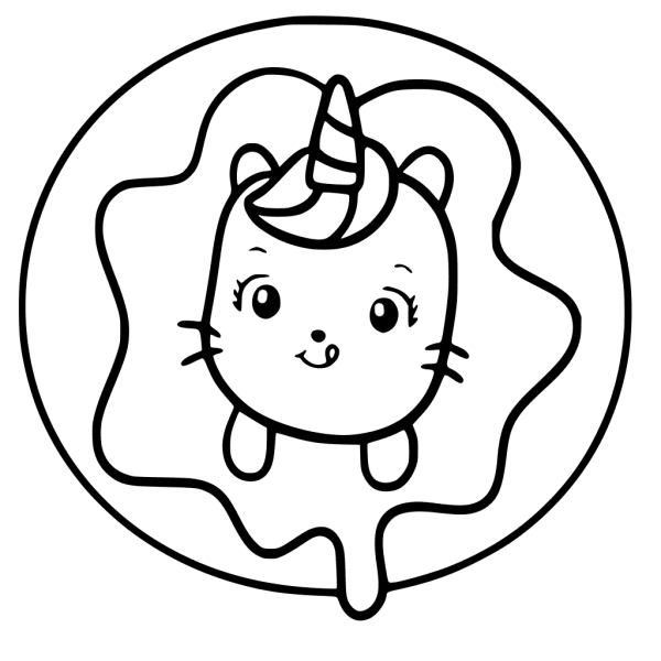 Caticorn раскраски