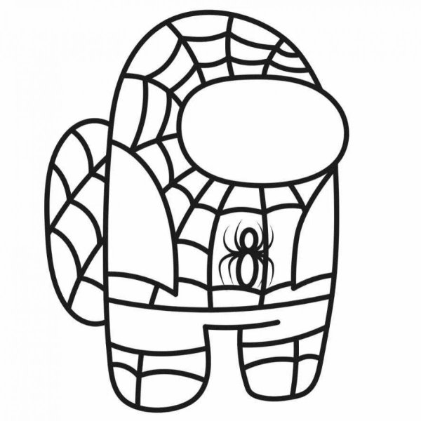 Рисунки амонг ас человек паук (47 фото)