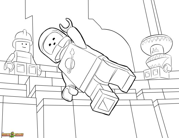 LEGO movie раскраска