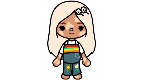Toca boca нарисованная кукла