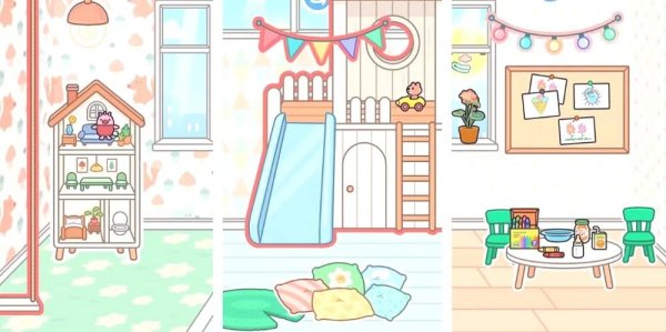 Toca boca домики комнаты