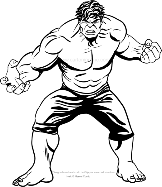 Hulk raskraska