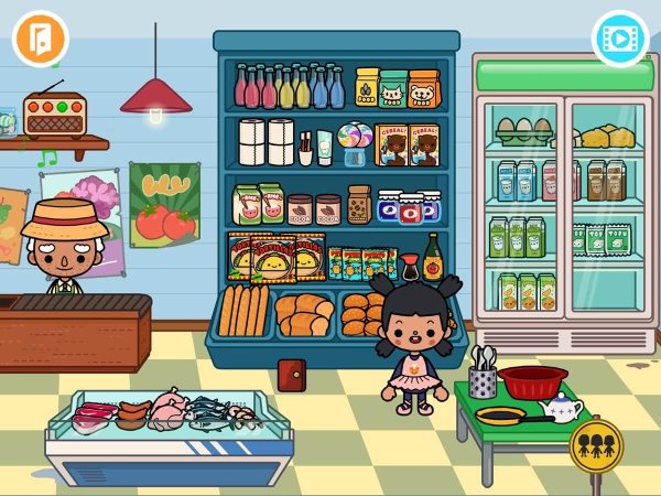 Магазины в toca World