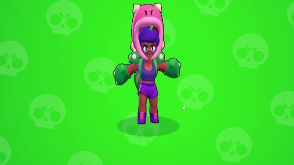 Brawl Stars роза и Леон