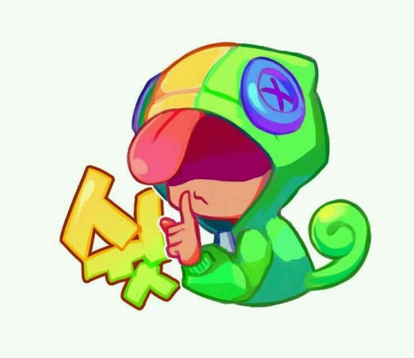 Леон арт Brawl Stars