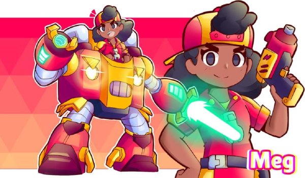 Brawl Stars Мэг