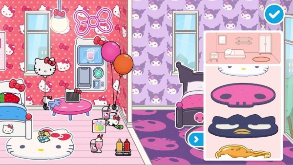 Комнаты toca boca hello Kitty