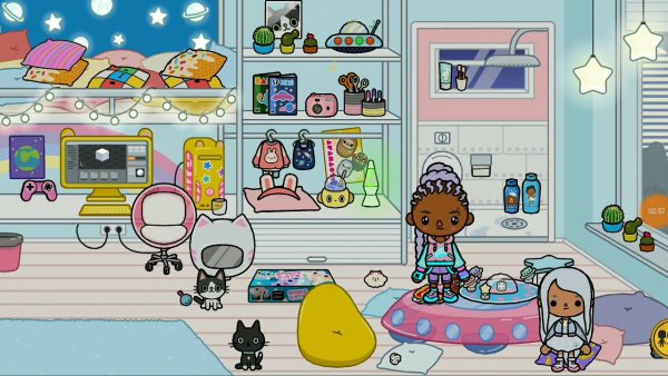 Тока бока в стиле hello Kitty