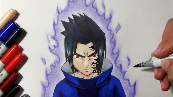 Саске Учиха draw