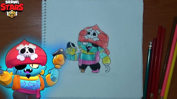 Джин пират Brawl Stars