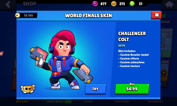 Дуэлянт Кольт Brawl Stars