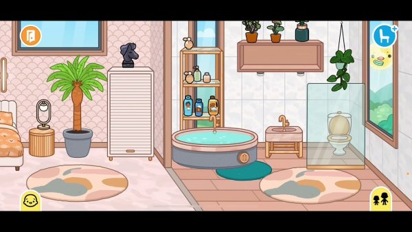 Toca boca комнаты ванная