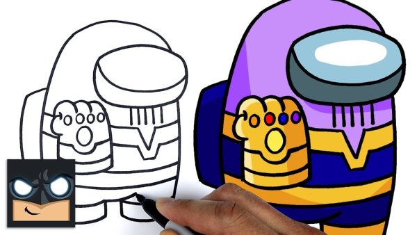 How to draw among us, how to draw among us characters, how to draw among us Venom, drawing among us Карнаж