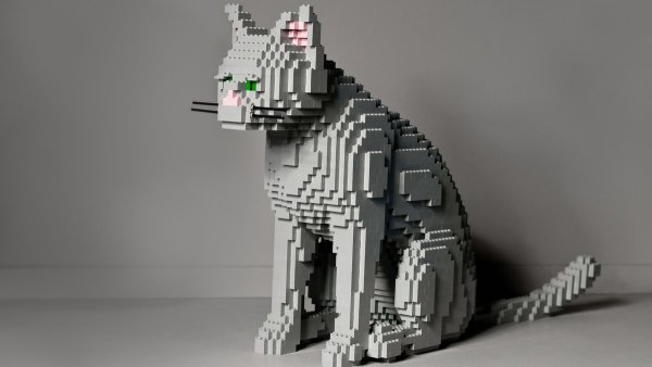 Кот из лего