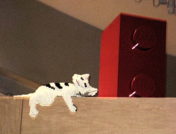 Рисунки котик из лего (34 фото)