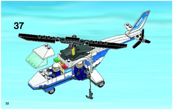 LEGO 4473 полицейский вертолет
