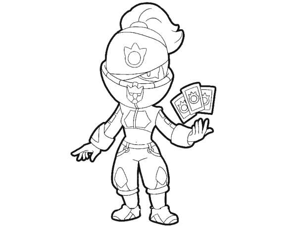Раскраски Brawl Stars тара