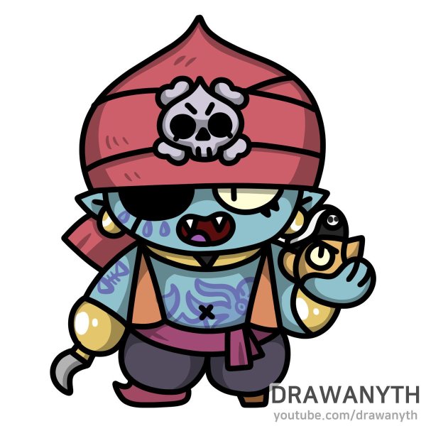 Джин пират Brawl Stars
