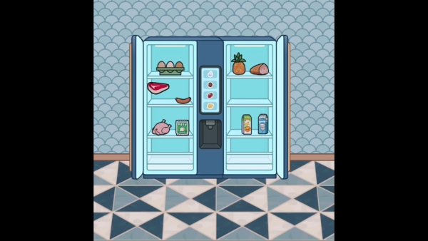 Toca boca холодильник