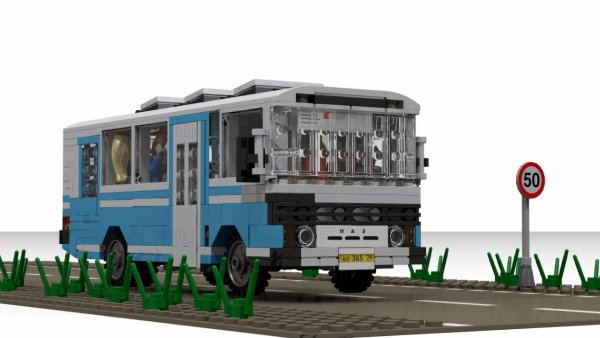 Лего автобус ПАЗ 3205