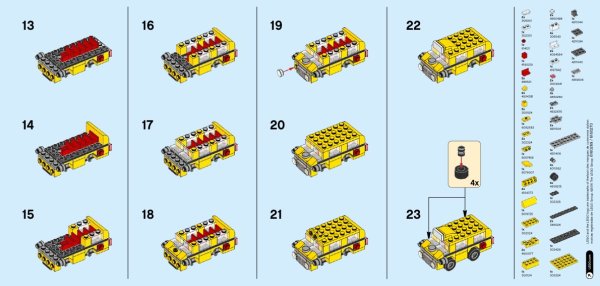 Лего машинка 7737 схема сборки