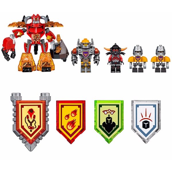 Конструктор Bela 10520 Nexo Knights "башенный тягач" 678 дет. 53х30х7см