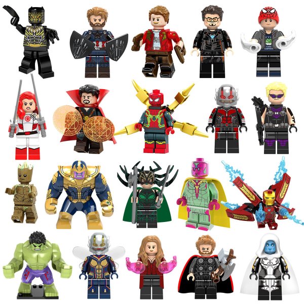LEGO Marvel минифигурки