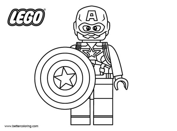 Рисунки капитан америка лего (46 фото)