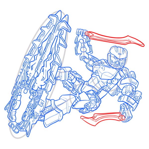 Раскраска LEGO Bionicle