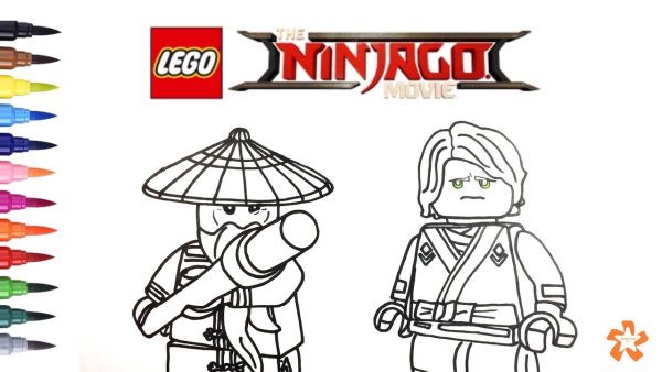Ninjago movie Lloyd раскраска