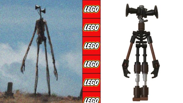 LEGO Siren head