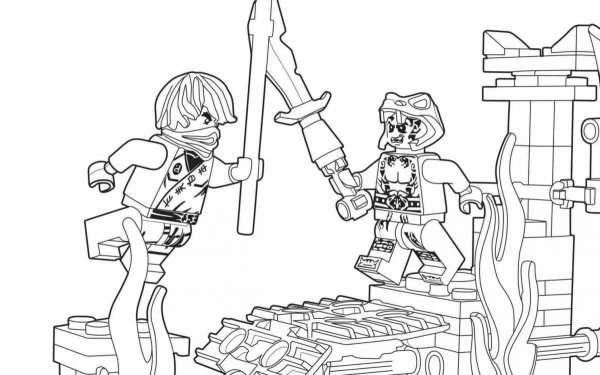 Раскраски LEGO Ninjago