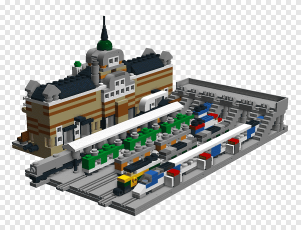 LEGO Train Station-Jr Kyoto Station