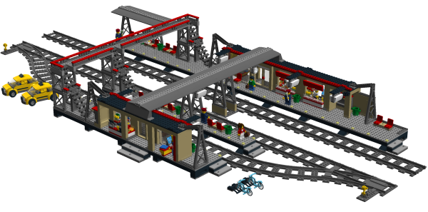LEGO City станция Железнодорожная